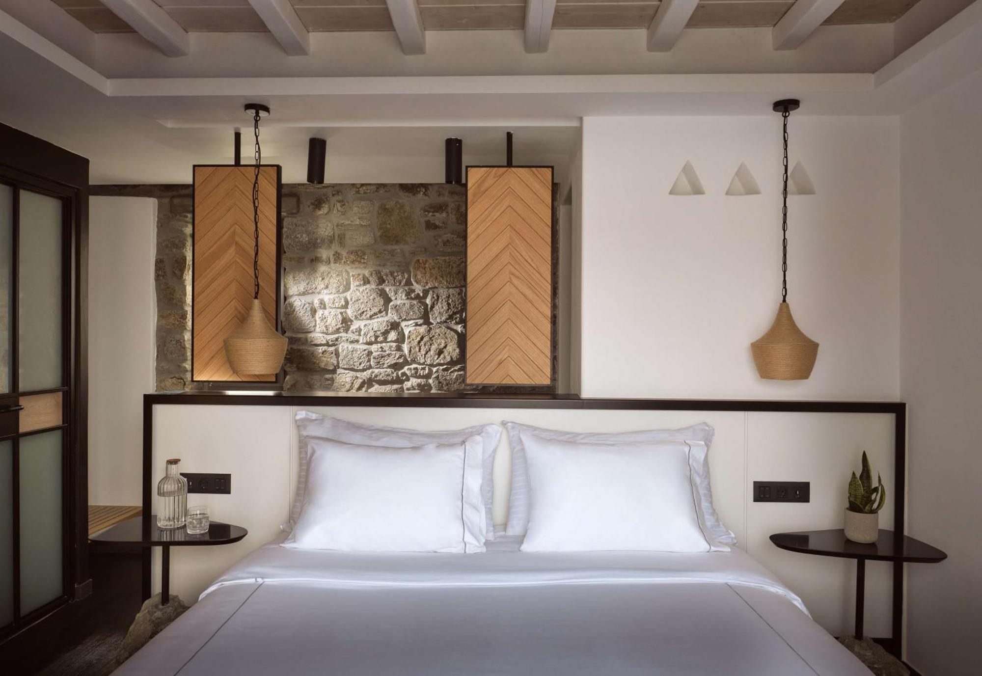 Hotel Semeli Coast Mykonos Curio Collection By Hilton Merchia Beach Exterior foto