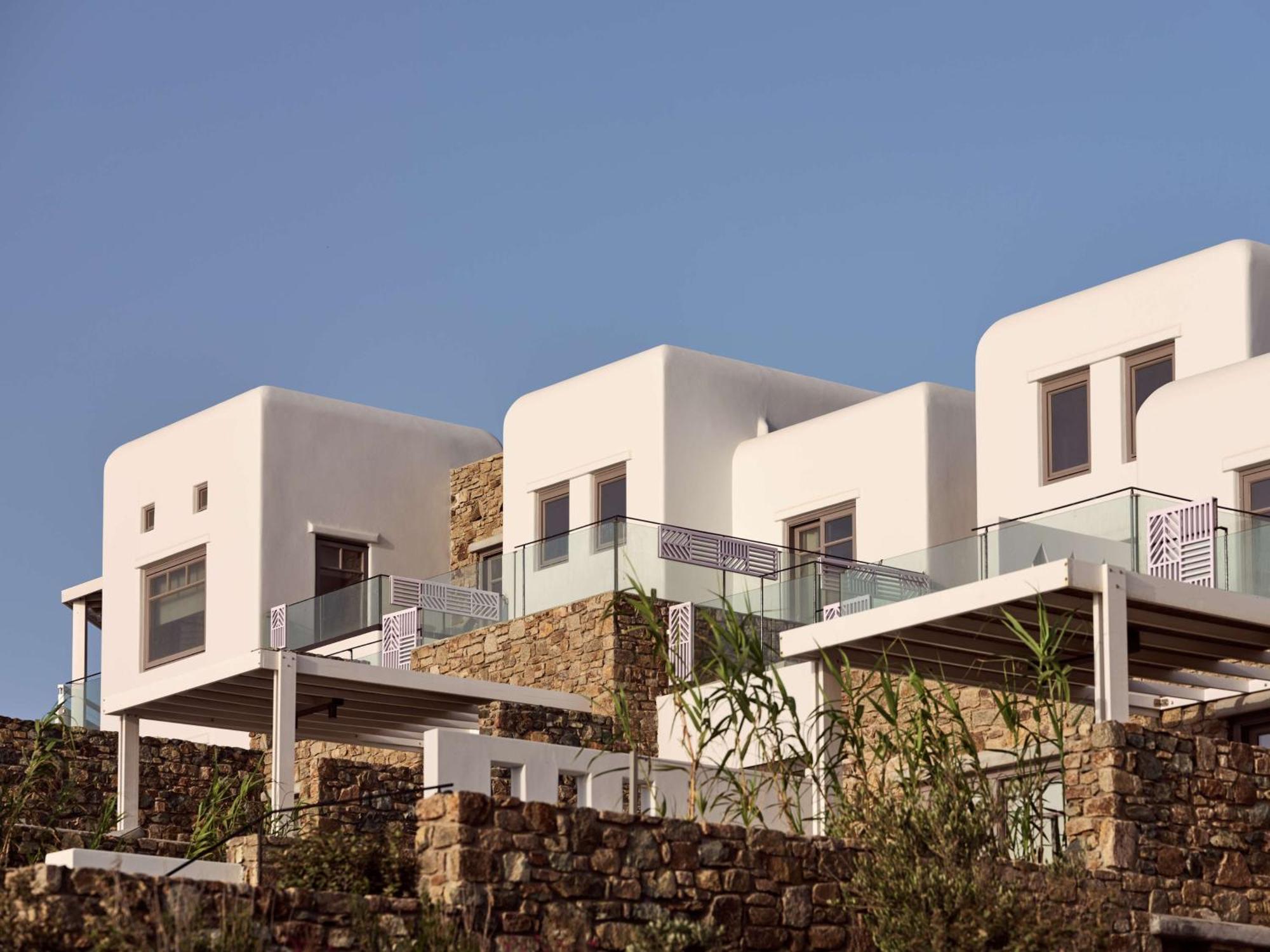 Hotel Semeli Coast Mykonos Curio Collection By Hilton Merchia Beach Exterior foto