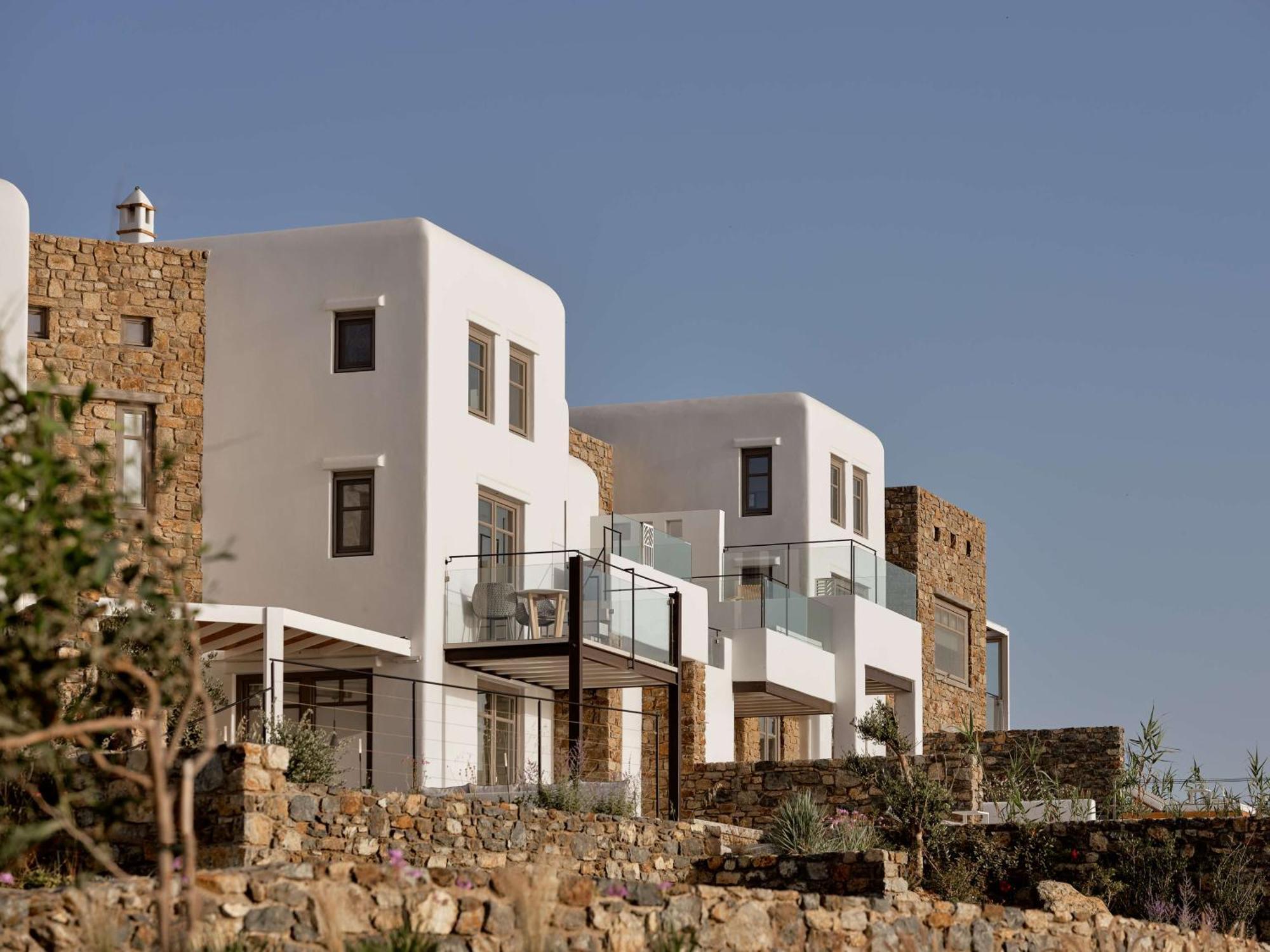 Hotel Semeli Coast Mykonos Curio Collection By Hilton Merchia Beach Exterior foto