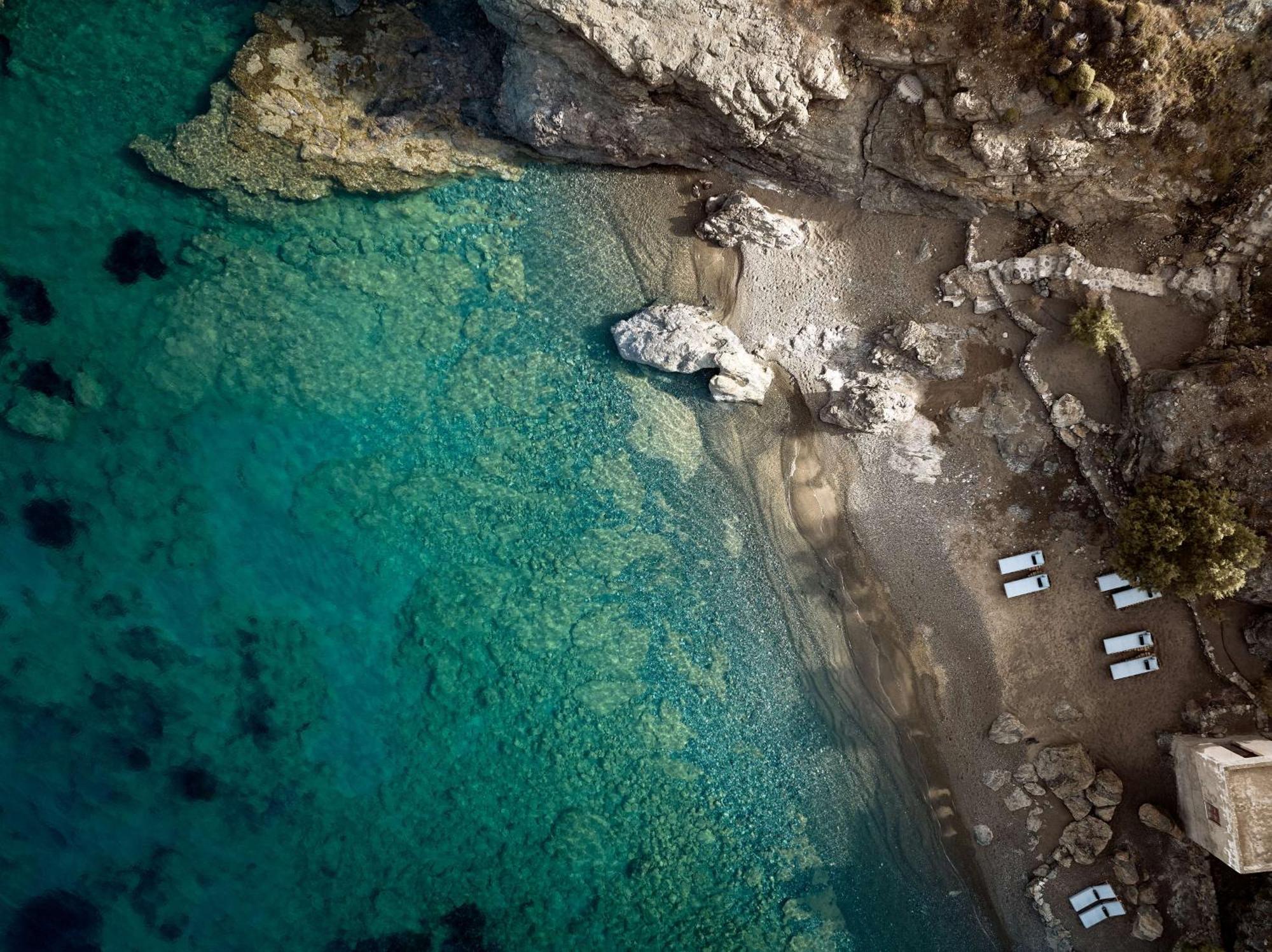Hotel Semeli Coast Mykonos Curio Collection By Hilton Merchia Beach Exterior foto