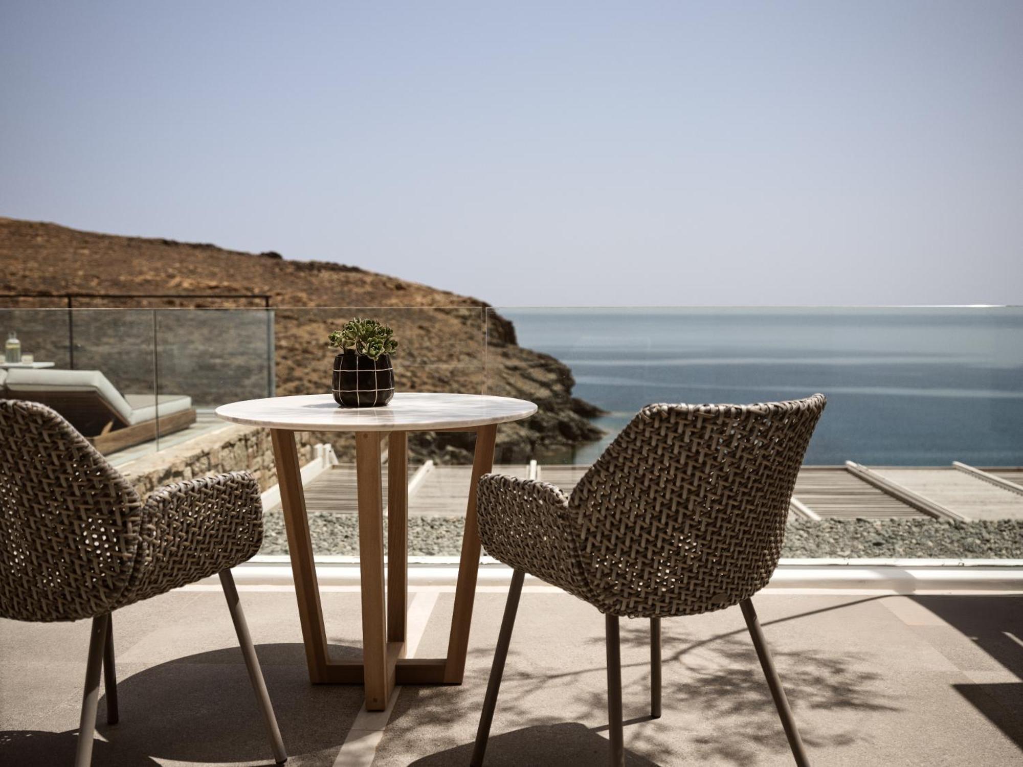 Hotel Semeli Coast Mykonos Curio Collection By Hilton Merchia Beach Exterior foto
