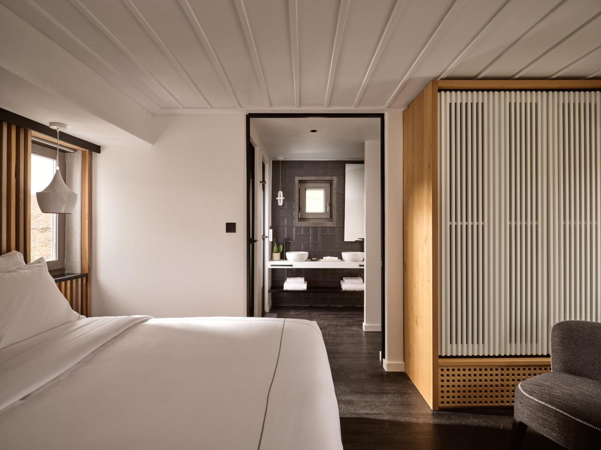 Hotel Semeli Coast Mykonos Curio Collection By Hilton Merchia Beach Exterior foto