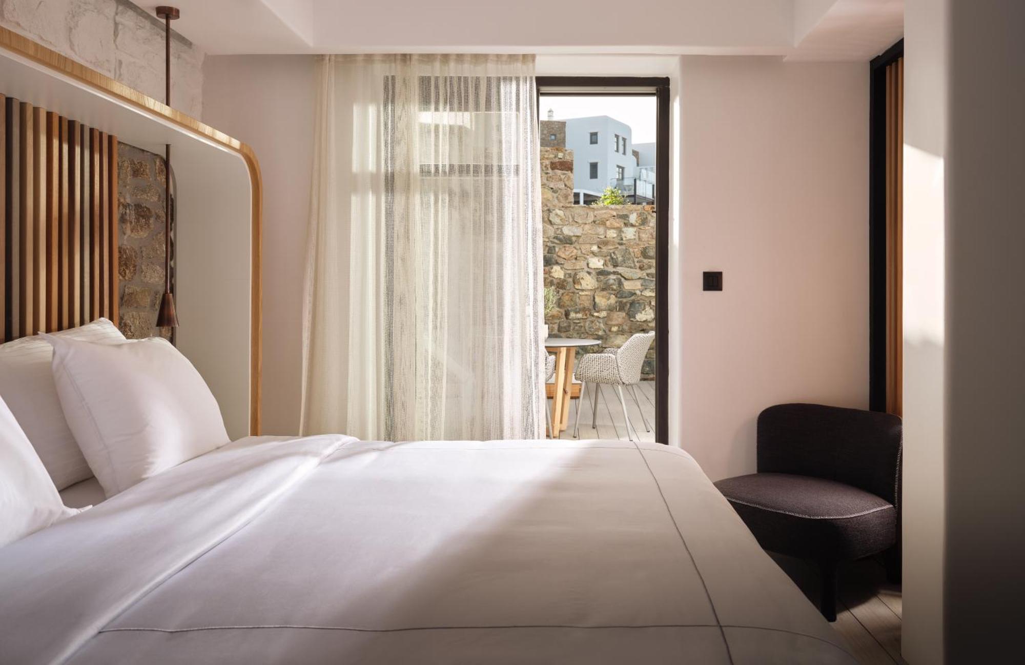 Hotel Semeli Coast Mykonos Curio Collection By Hilton Merchia Beach Exterior foto