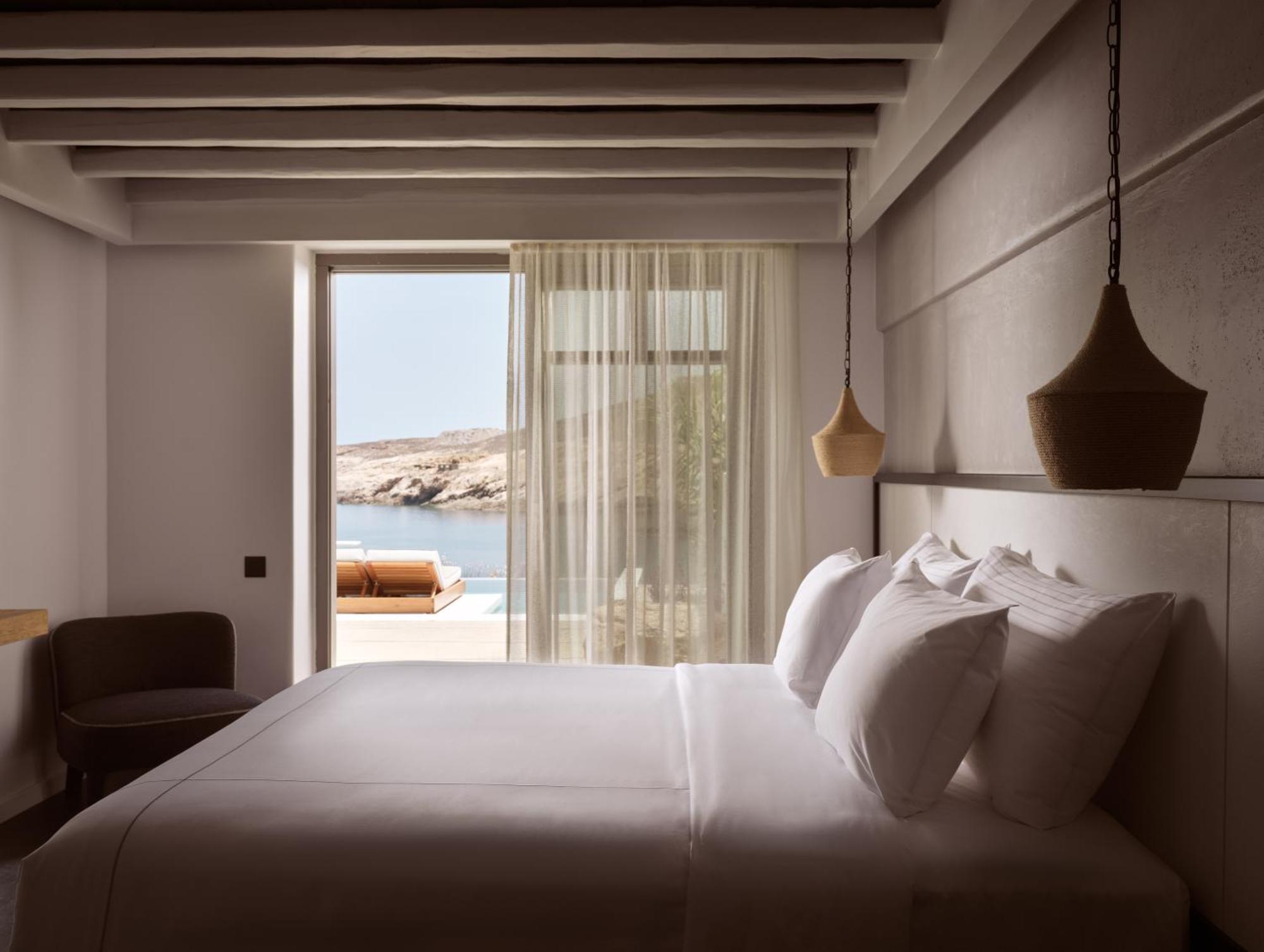 Hotel Semeli Coast Mykonos Curio Collection By Hilton Merchia Beach Exterior foto