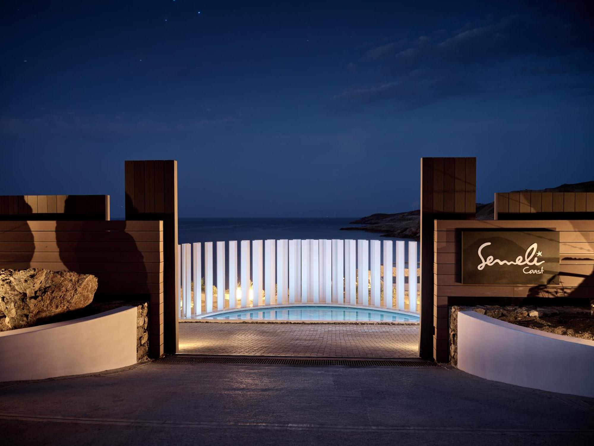 Hotel Semeli Coast Mykonos Curio Collection By Hilton Merchia Beach Exterior foto