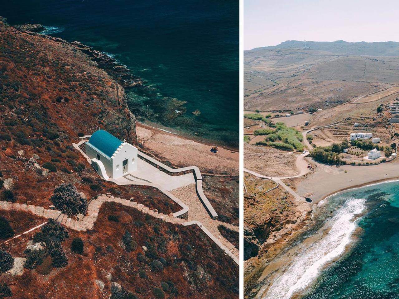 Hotel Semeli Coast Mykonos Curio Collection By Hilton Merchia Beach Exterior foto