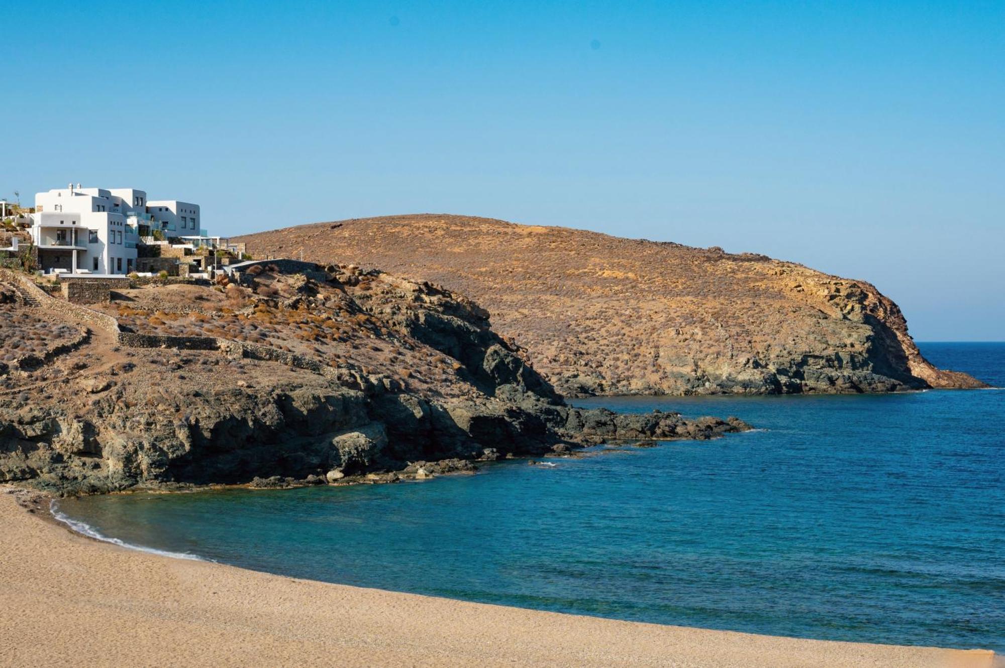 Hotel Semeli Coast Mykonos Curio Collection By Hilton Merchia Beach Exterior foto